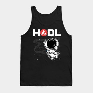 HODL Astronaut Avalanche AVAX Coin To The Moon Crypto Token Cryptocurrency Blockchain Wallet Birthday Gift For Men Women Kids Tank Top